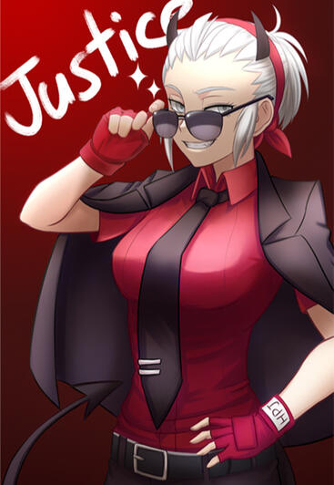 Justice from Helltaker Justice from Helltaker