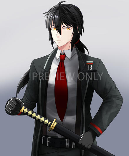 OC commission for Akihiko